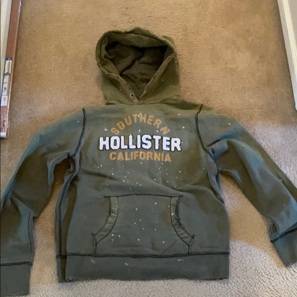 Hollister Green Hoodie
